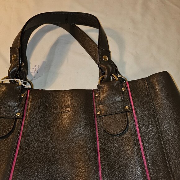 Kate Spade Brown Leather Handbag - Picture 3 of 6